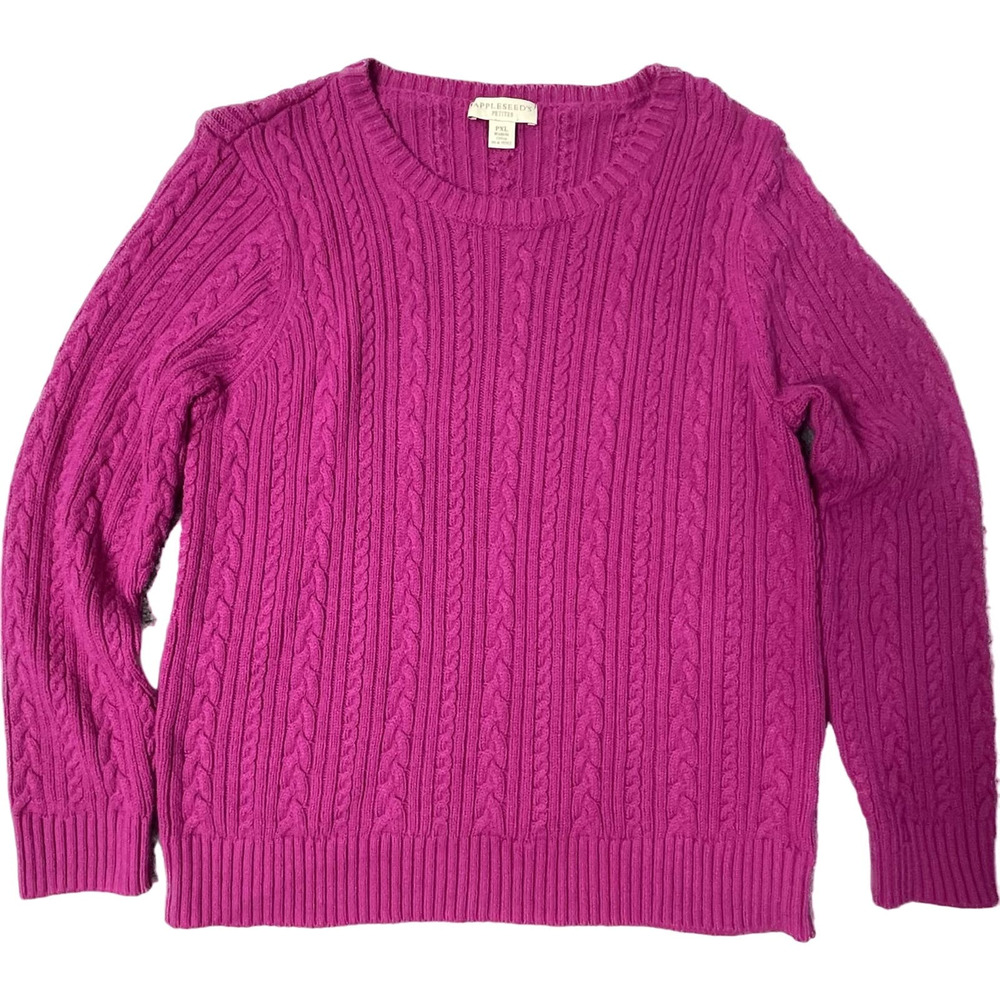 Appleseed's X-Large Petite Pink Sweater